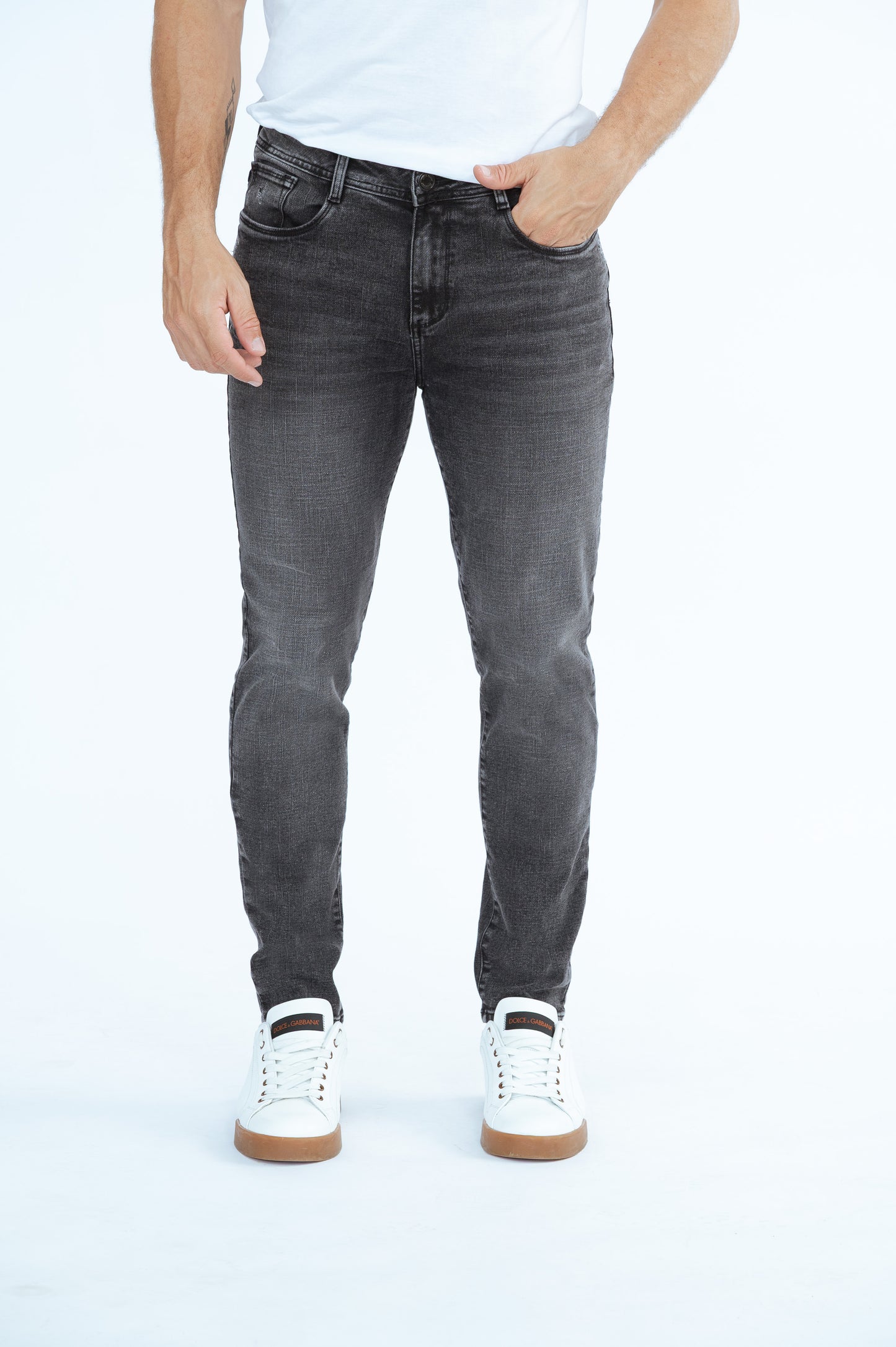 Jeans skinny Gris REF. 0701