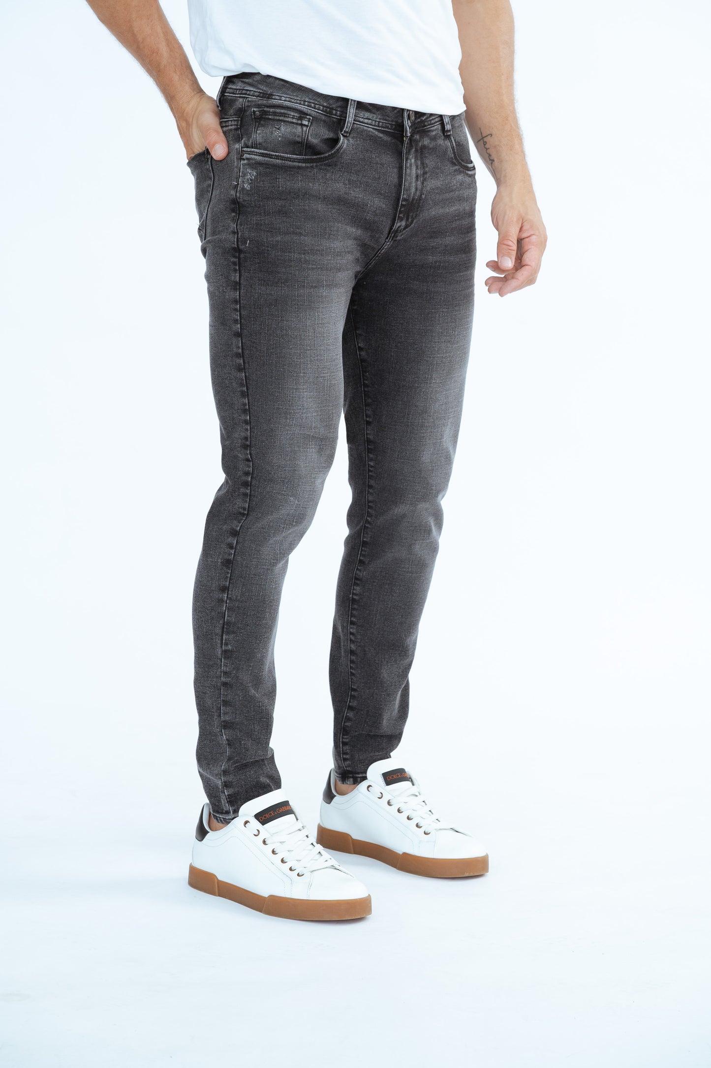 Jeans skinny Gris REF. 0701