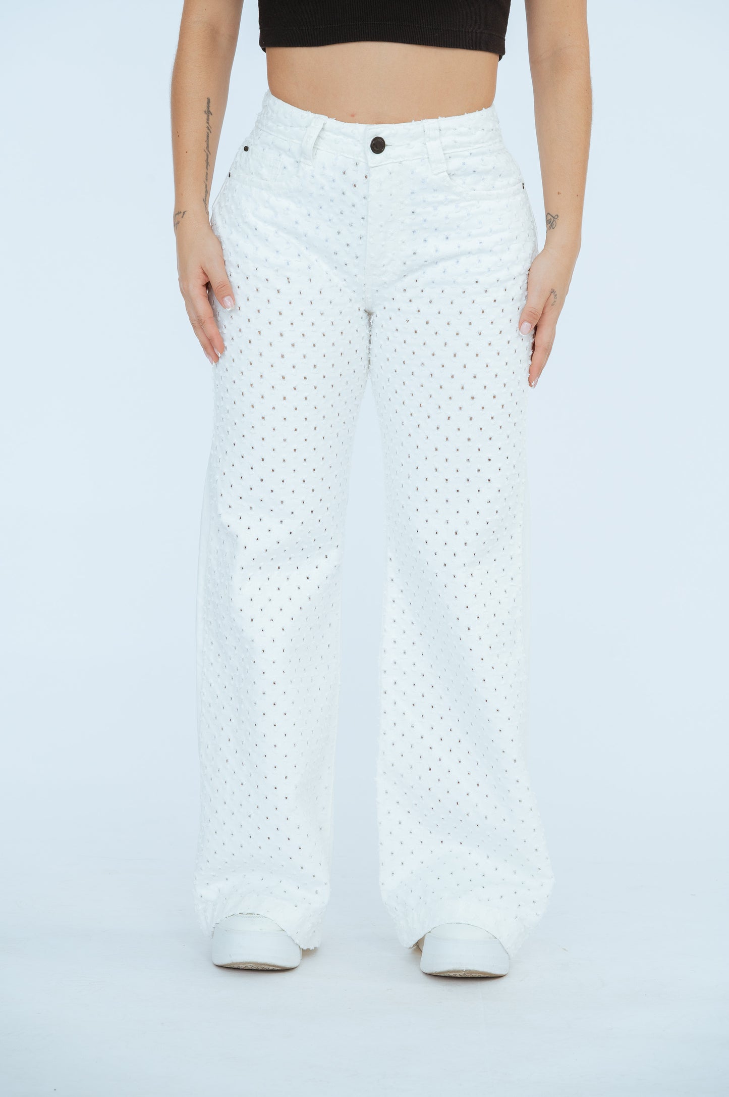 Mom flare blanco hueso REF. 2006