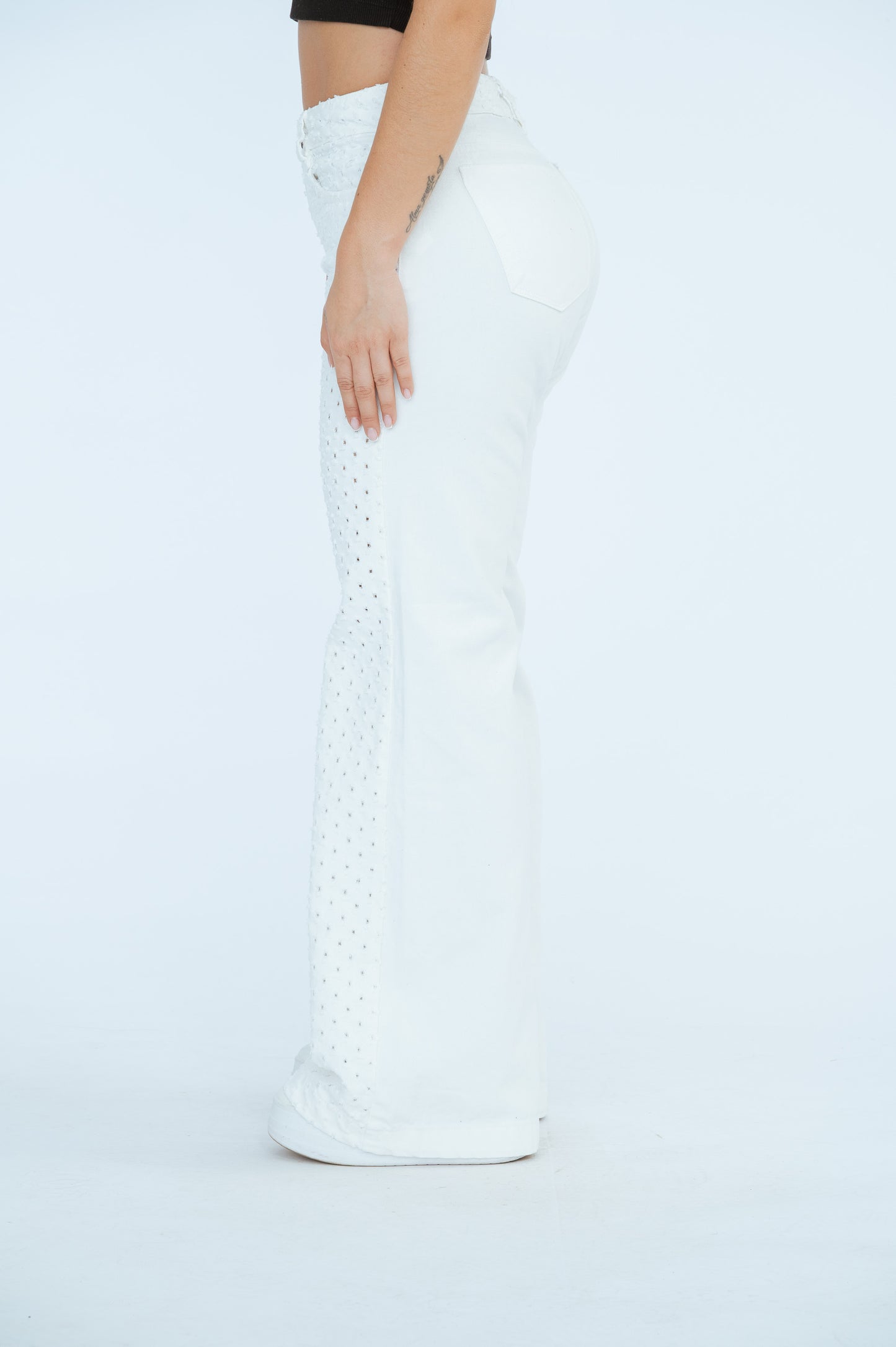 Mom flare blanco hueso REF. 2006