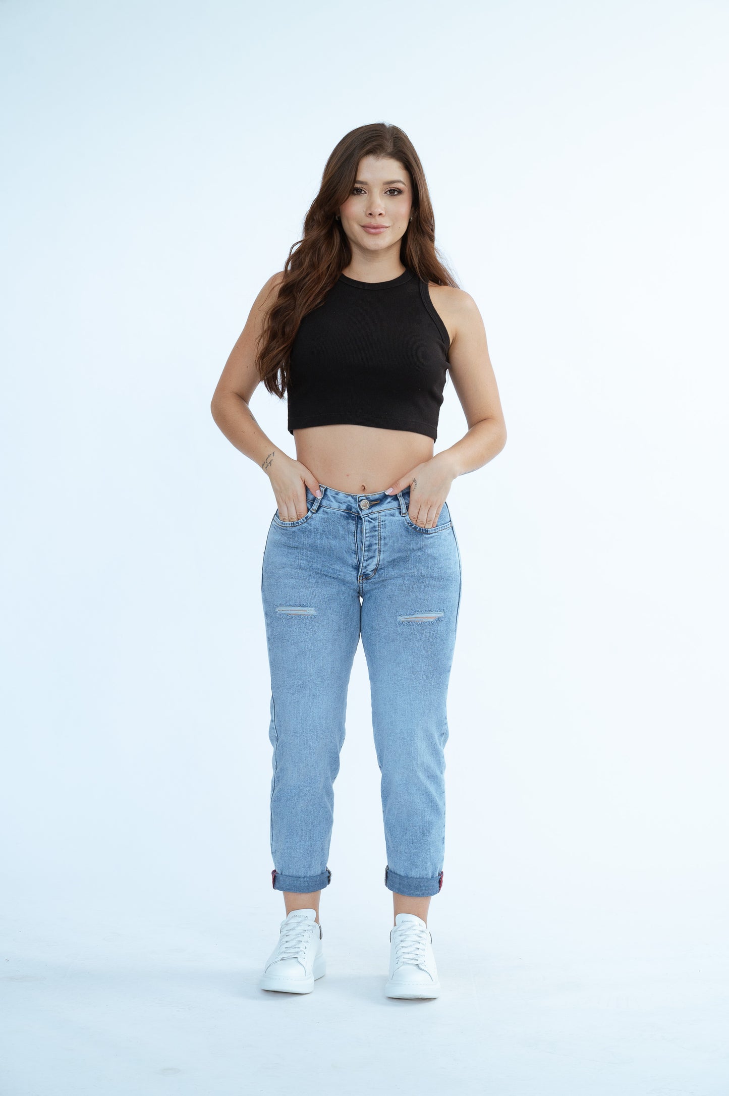 Mom fit REF. 2042 - Azul