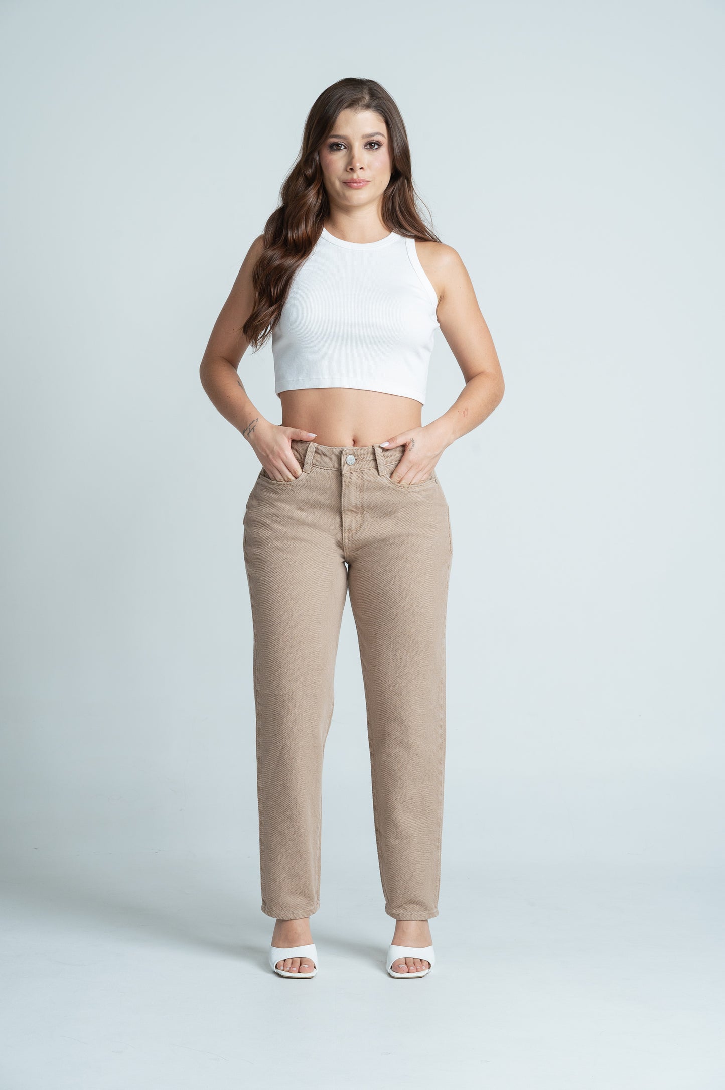 Mom Fit Camel 3005
