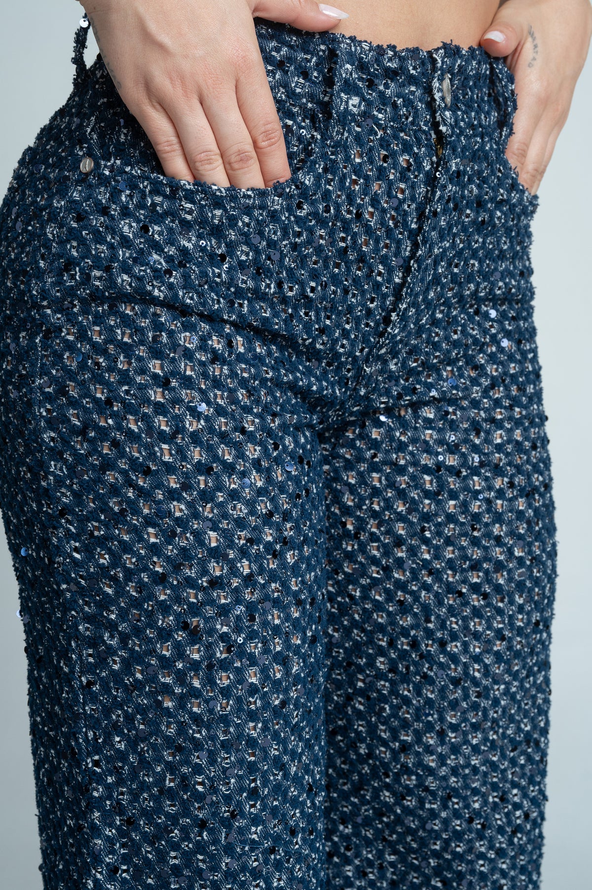 Mom Flare lentejuelas 3016