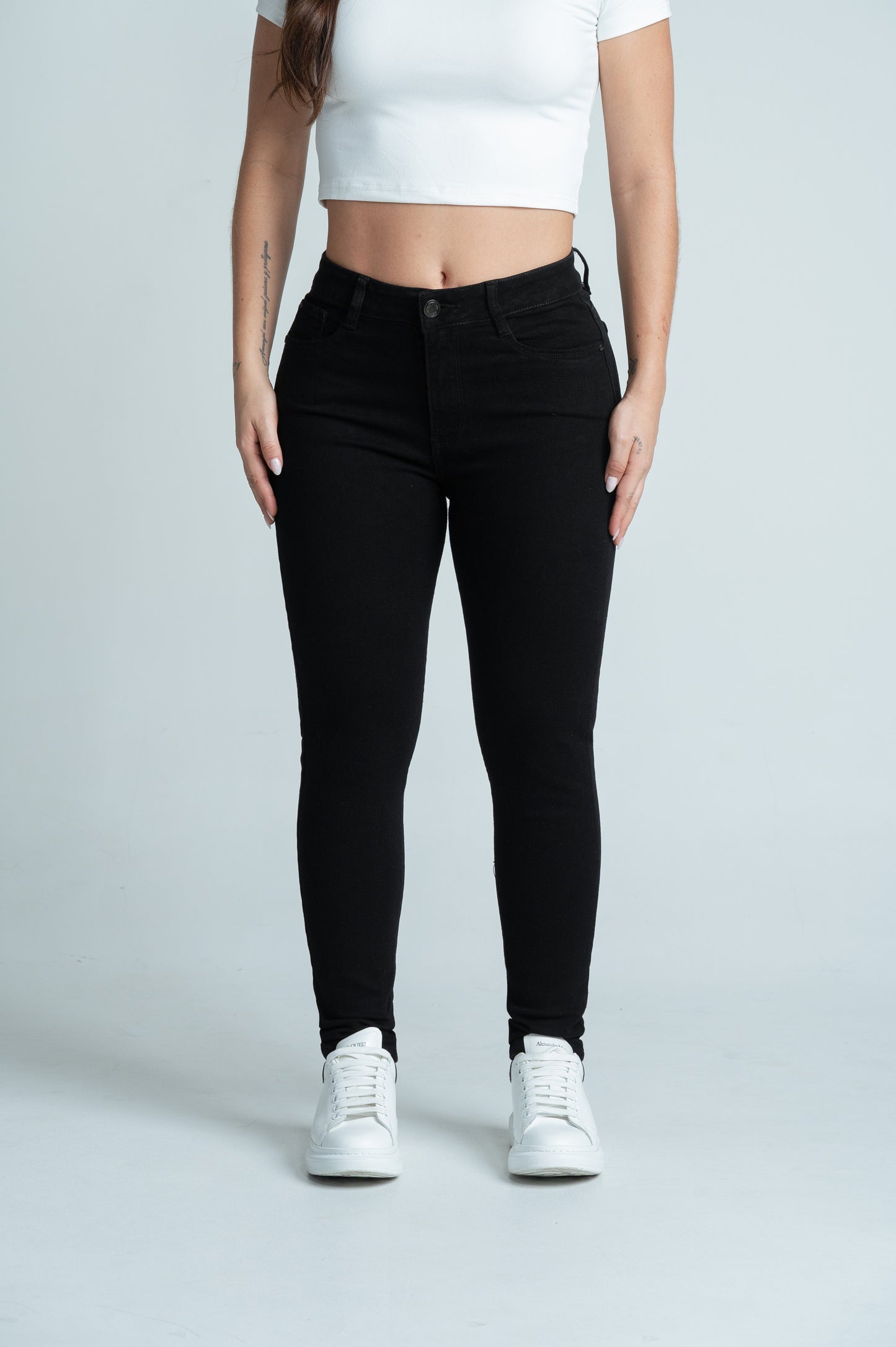 Skinny Jeans Negro 3020