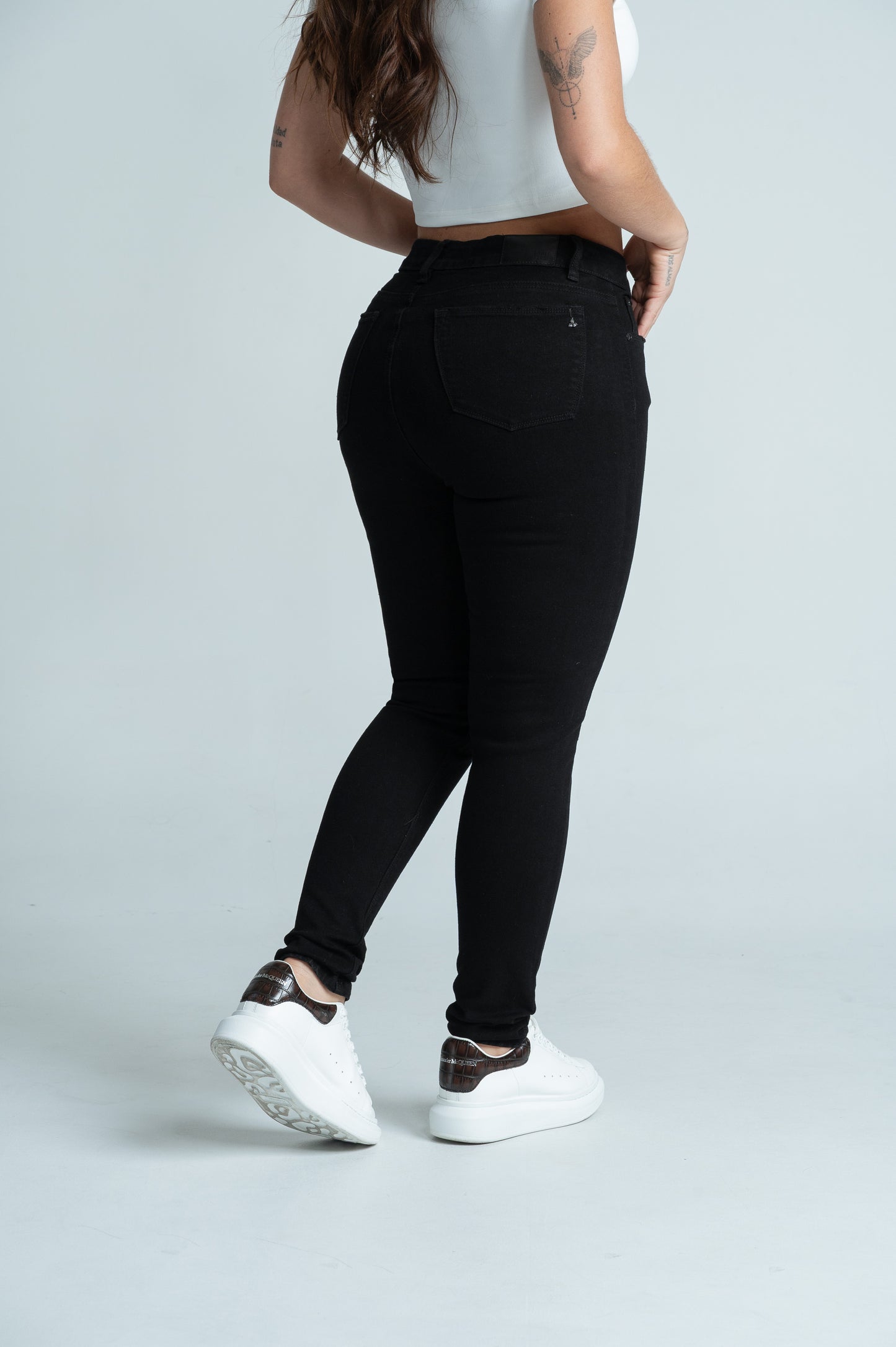 Skinny Jeans Negro 3020