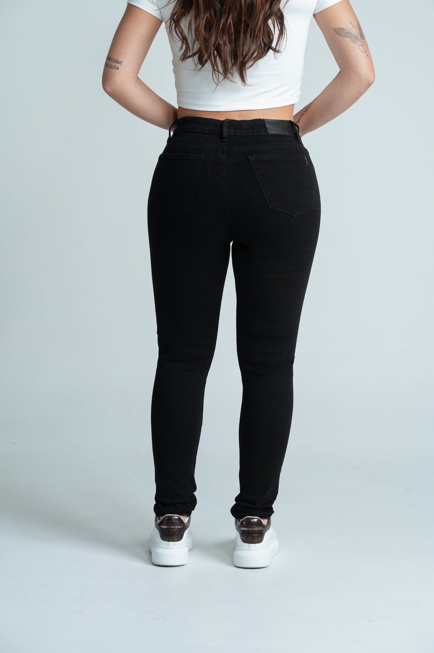 Skinny Jeans Negro 3020